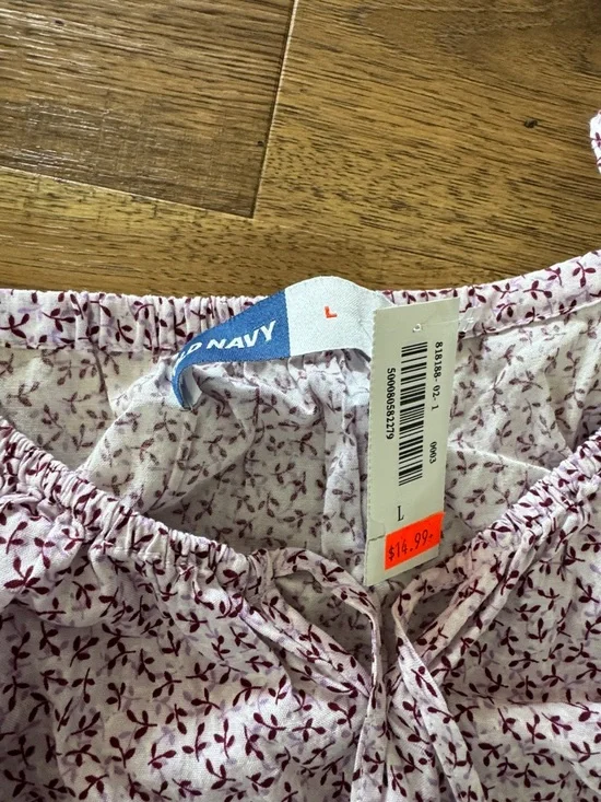 Old Navy Pink Floral Mini Dress - Picture 2 of 3